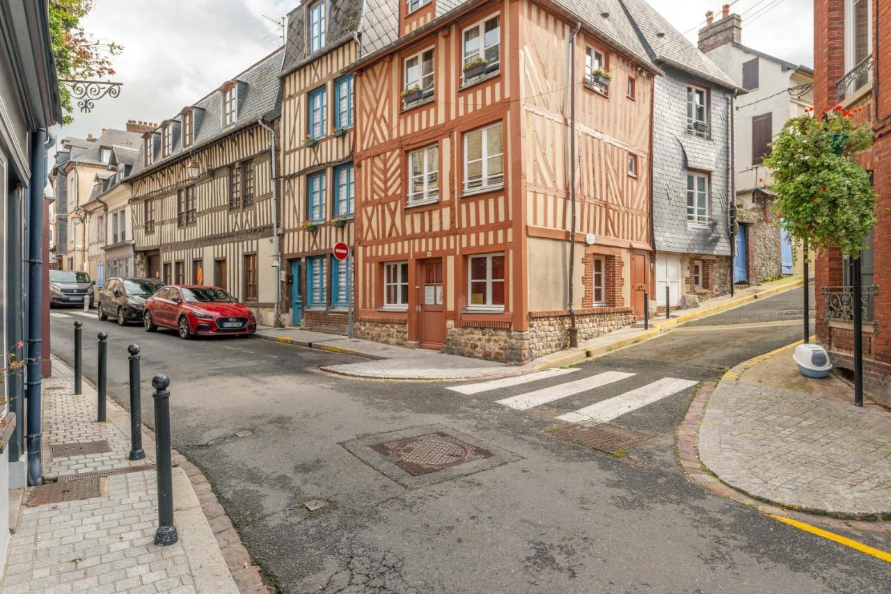 Ferienwohnung Greeter-Nid Douillet A 5 Min Du Port De Honfleur Exterior foto